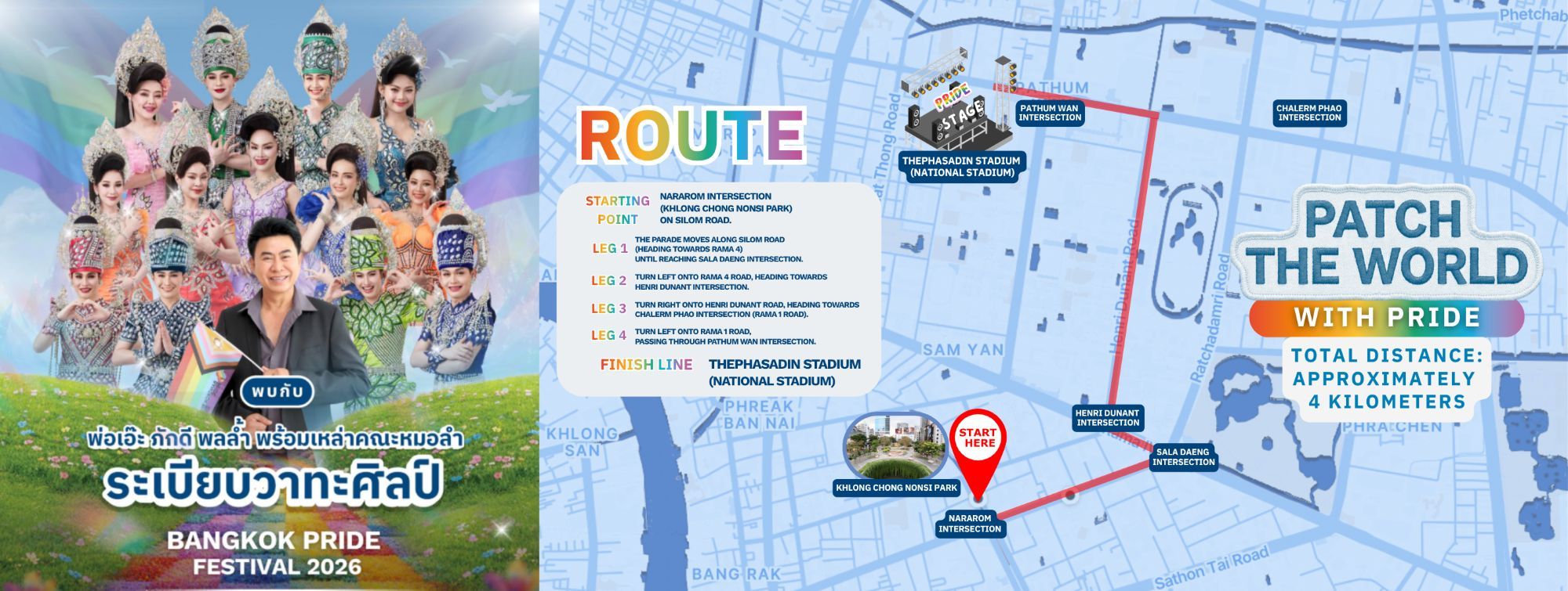 Bangkok Pride Festival 2026: Parade routes, road closures, and everything you need to know | News by Thaiger