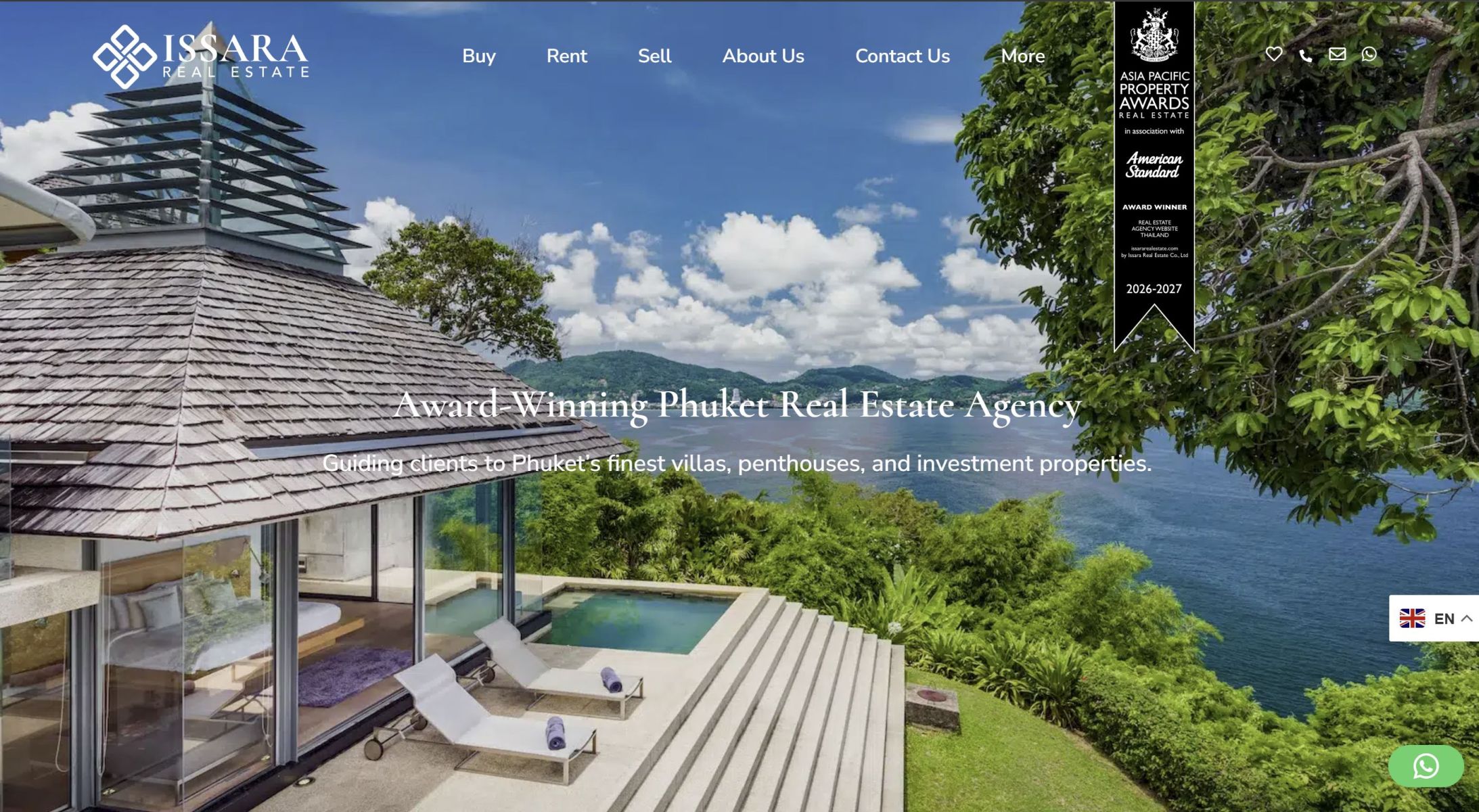 Issara Real Estate recognised at the Asia Pacific Property Awards 2026 for real estate agency website, Thailand | News by Thaiger