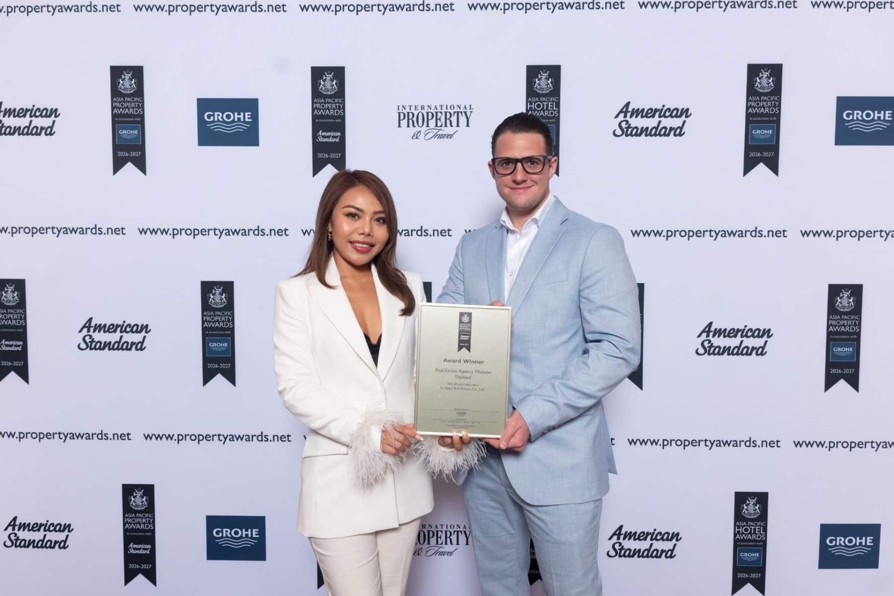 Issara Real Estate recognised at the Asia Pacific Property Awards 2026 for real estate agency website, Thailand | News by Thaiger