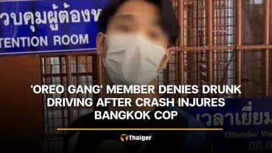 ‘Oreo Gang’ member denies drunk driving after crash injures Bangkok cop | Thaiger