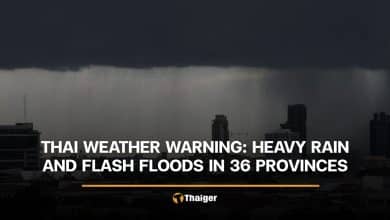 Thai weather warning: heavy rain and flash floods in 36 provinces | Thaiger