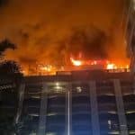 Four injured as fire spreads through fully booked Pattaya hotel | Thaiger