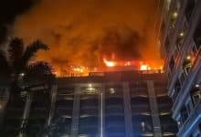 Massive Fire Traps Guests at Sunday JA Plus Hotel in Pattaya | Thaiger