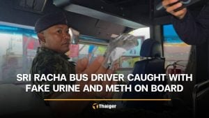 Sri Racha bus driver caught with fake urine and meth on board | Thaiger