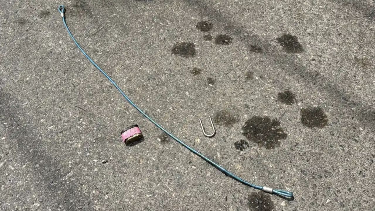 Car clamp damaged