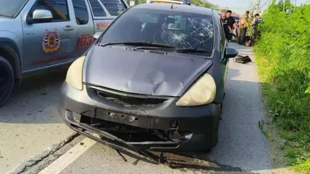 Thai woman crashes and kills boyfriend