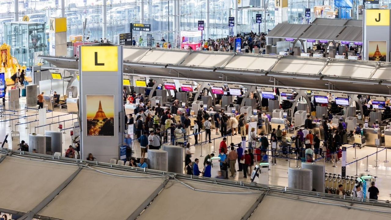 Suvarnabhumi International Airport in Thailand
