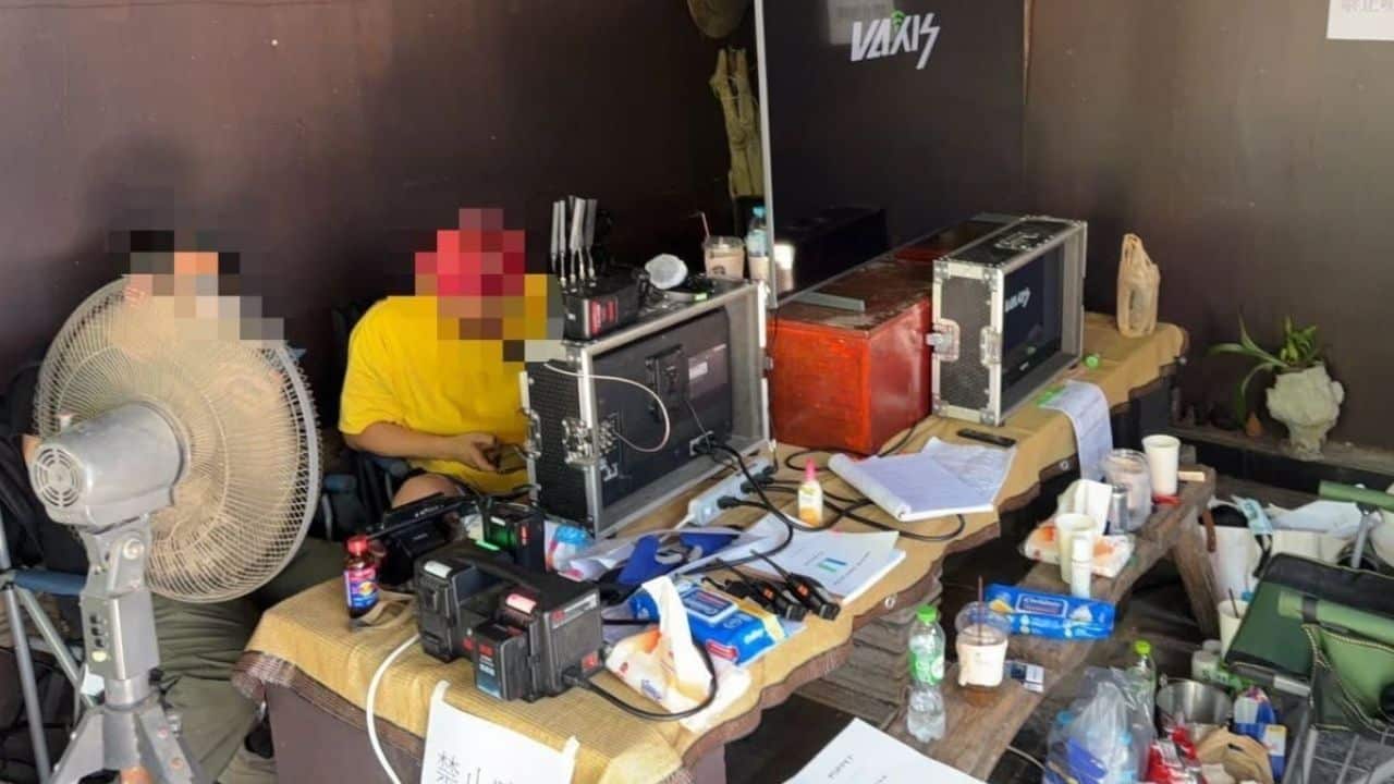 8 Chinese nationals arrested for illegal filming
