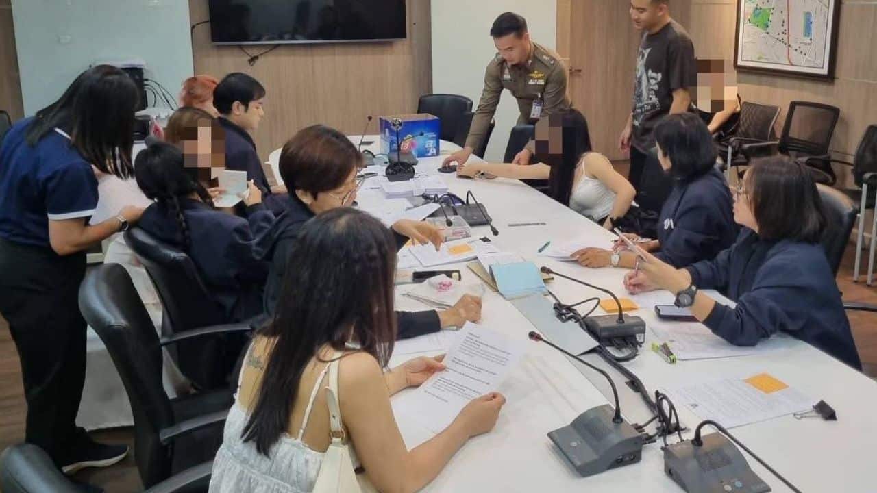 Foreign sex workers arrested in Sukhumvit Bangkok
