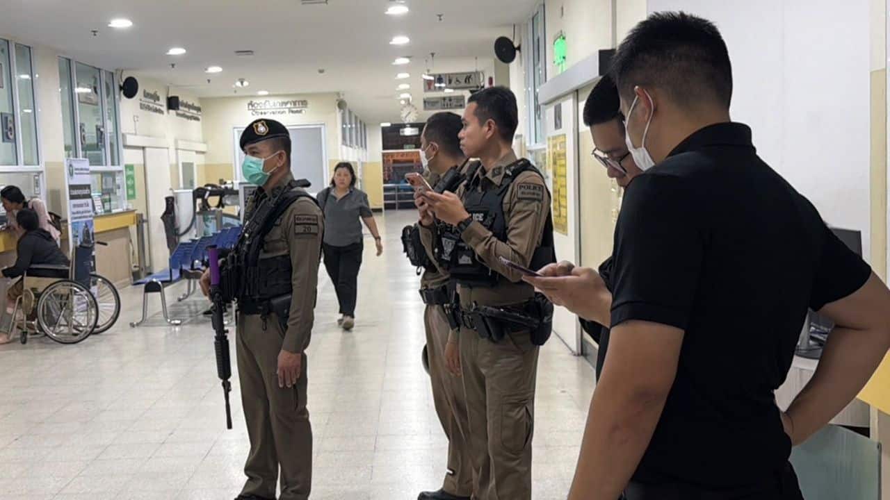 Chinese weapon suspect treated under control