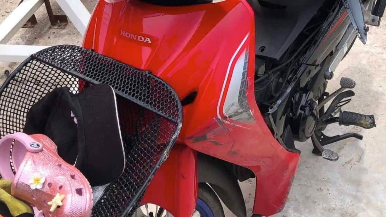 Foreign motorcyclist wanted for hit-and-run in Phuket