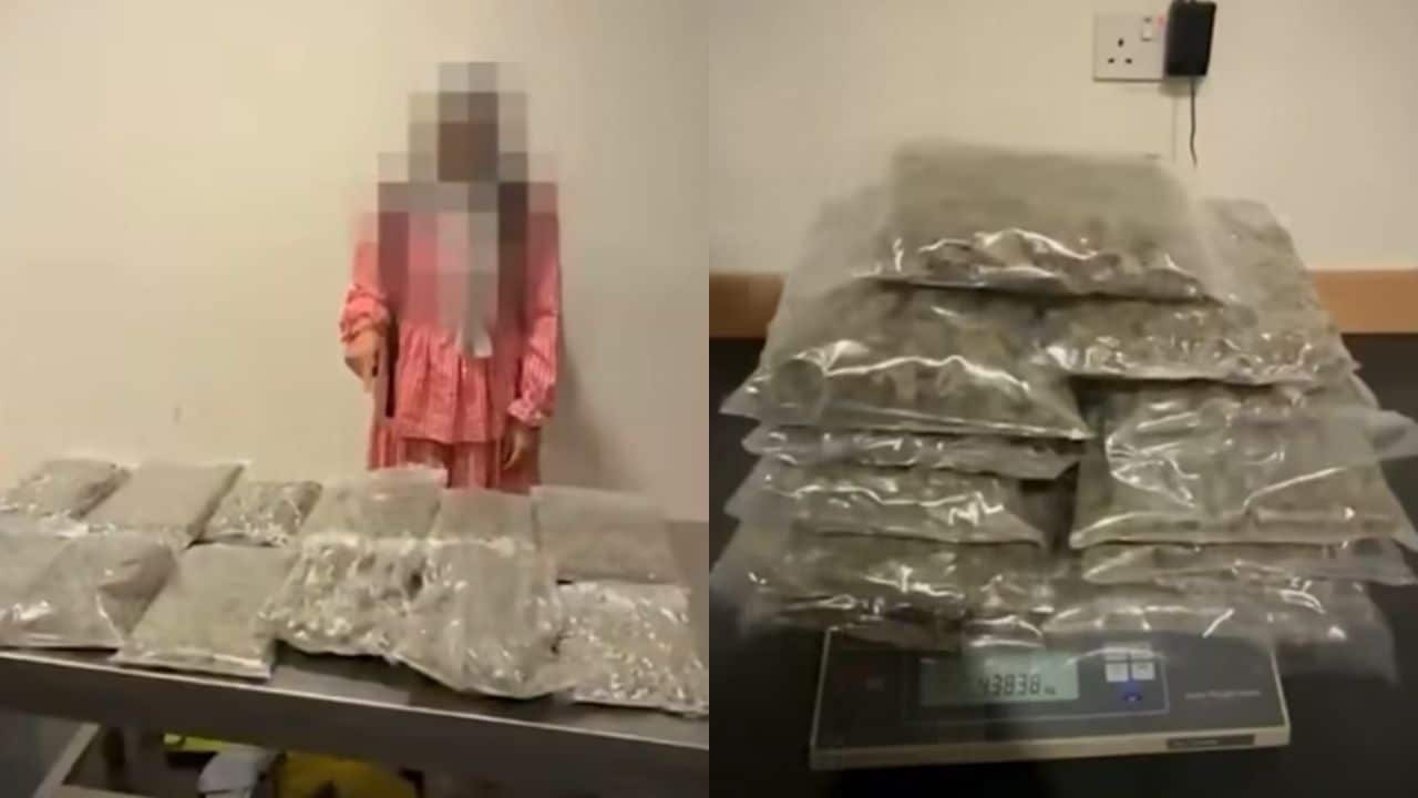 Thai woman caught smuggling ganja to Oman