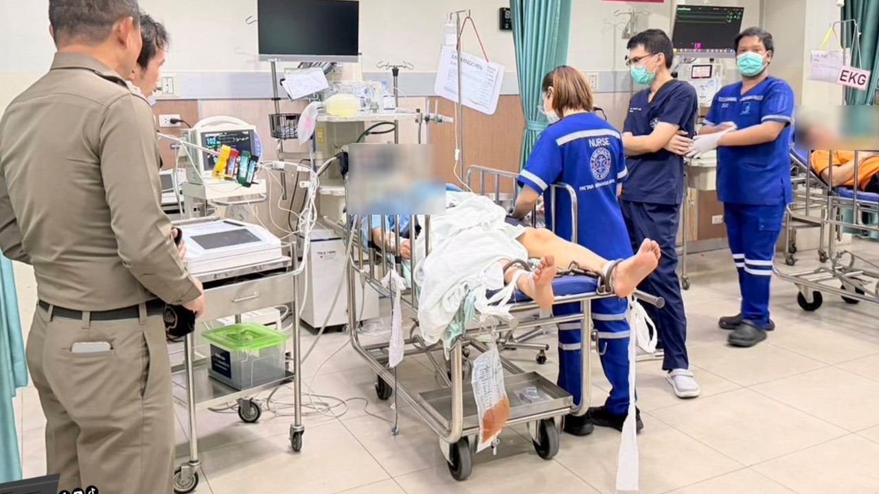 Chinese weapon suspect remains at hospital after seizure