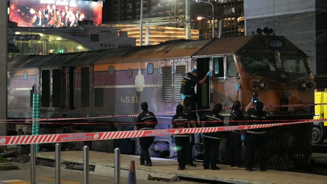 Train driver found positive with drug after fatal collision in Bangkok