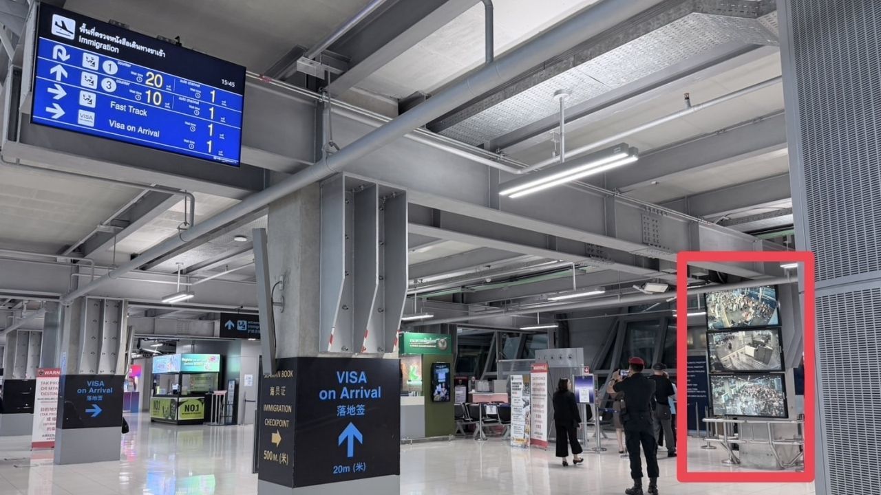 CCTV cameras at Suvarnabhumi Airport immigration checkpoints spark privacy concerns