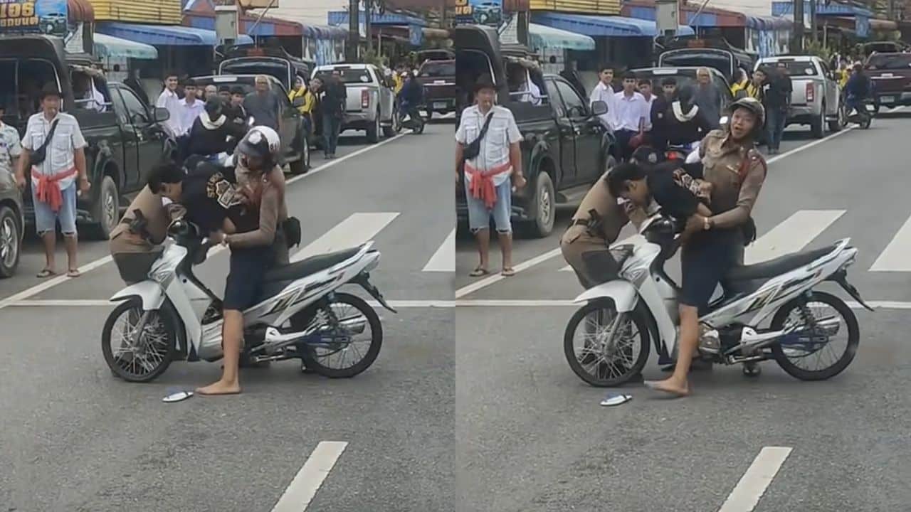 Police seek help from two students to arrest suspect