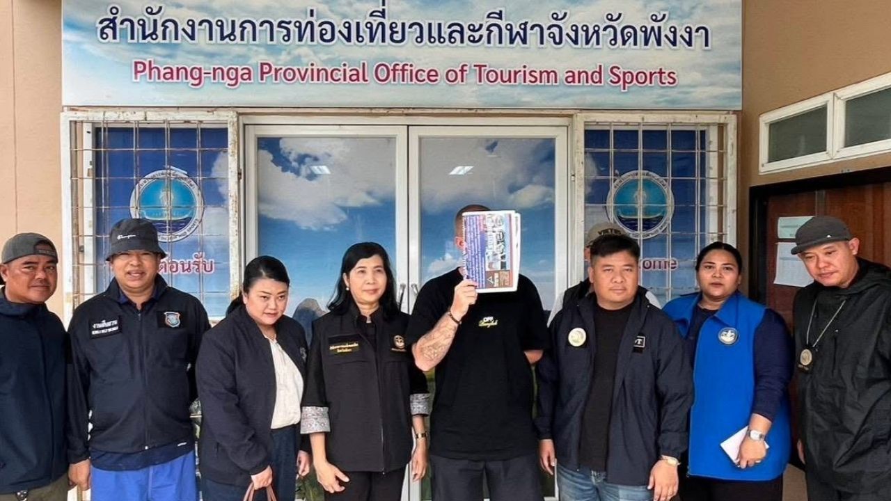 Russian man arrested in Phang Nga