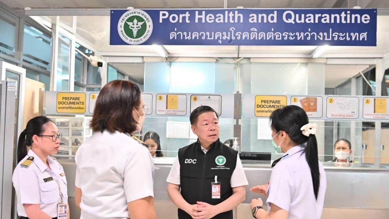 Airport ebola counter