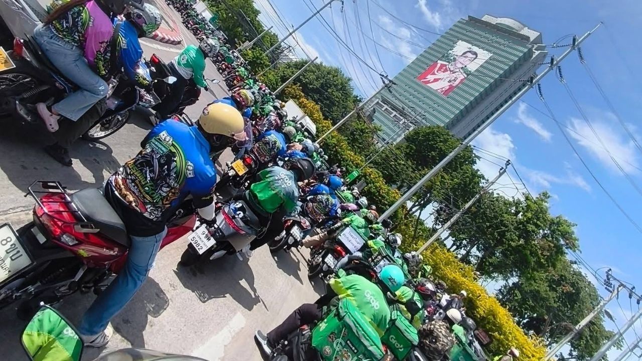 Thai platform workers oppose social security system
