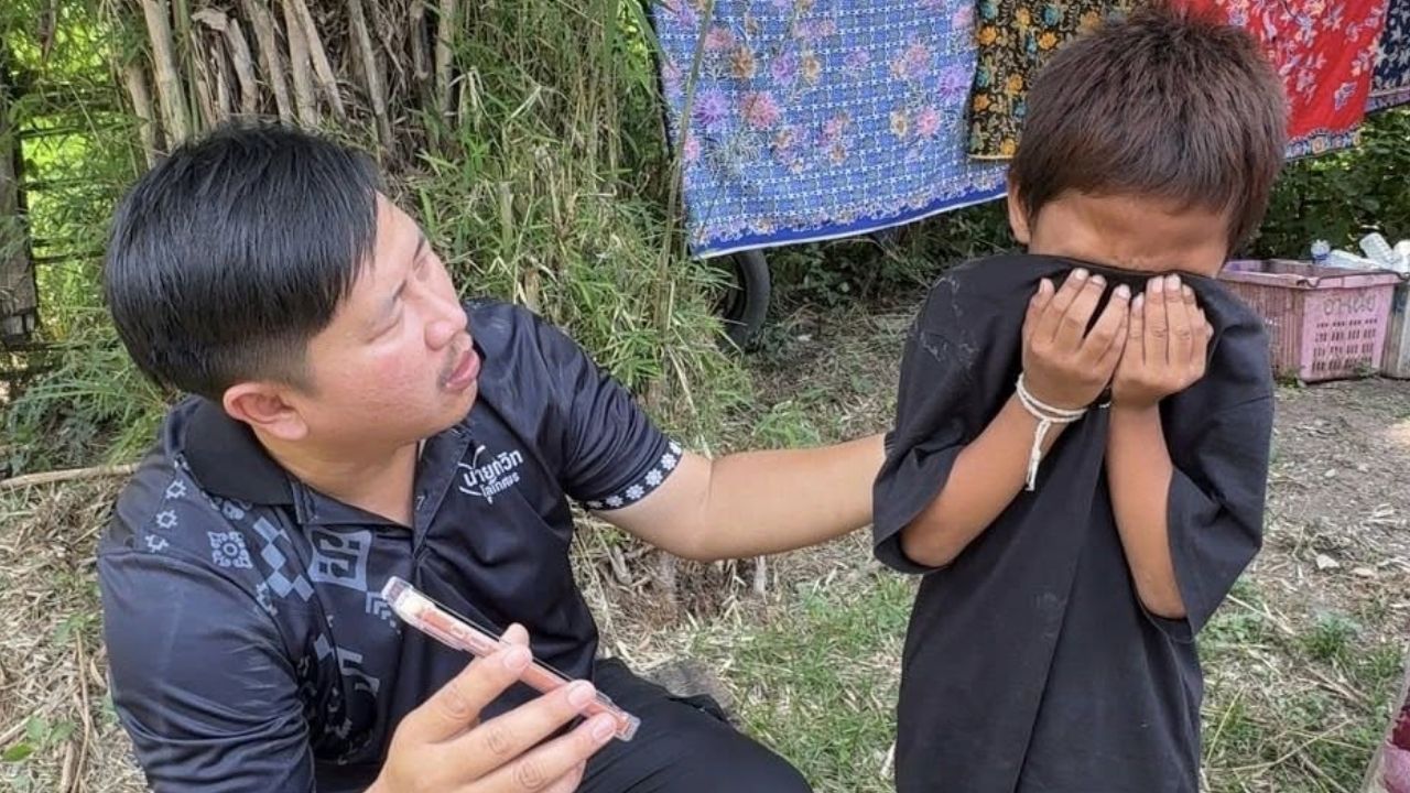 Boy left with stepfather by her mother
