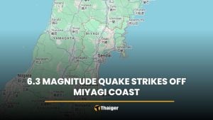 6.3 magnitude quake strikes off Miyagi coast | Thaiger