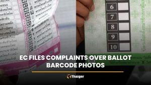 EC files complaints over ballot barcode photos | Thaiger
