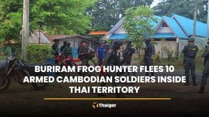 Buriram frog hunter flees 10 armed Cambodian soldiers inside Thai territory | Thaiger