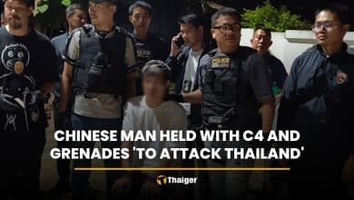 Chinese man held with C4 and grenades ‘to attack Thailand’ | Thaiger