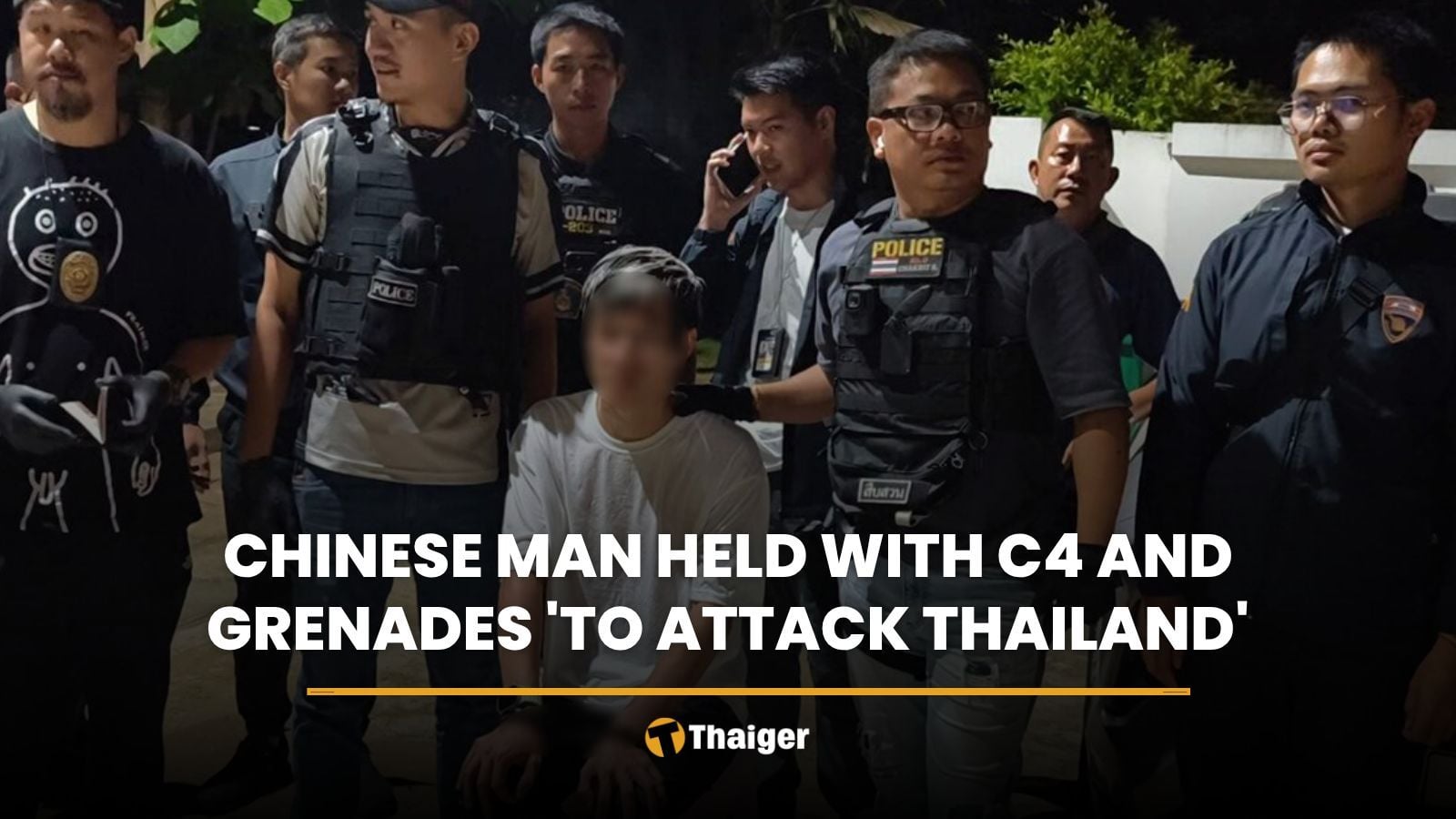 Chinese man held with C4 and grenades ‘to attack Thailand’ | Thaiger