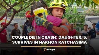 Couple die in crash; daughter, 5, survives in Nakhon Ratchasima | Thaiger