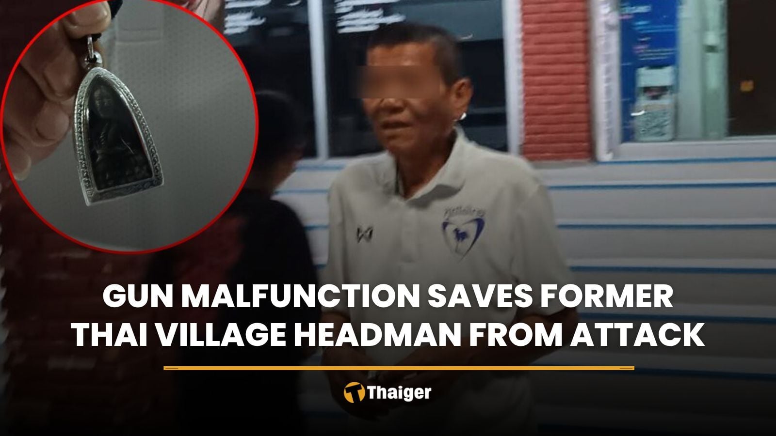 Gun malfunction saves former Thai village headman from attack | Thaiger
