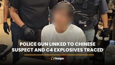 Police gun linked to Chinese suspect and C4 explosives traced | Thaiger
