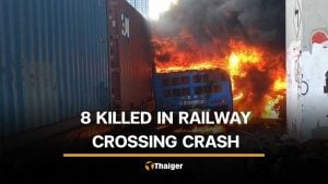 At least 8 people killed in Bangkok rail crossing collision | Thaiger
