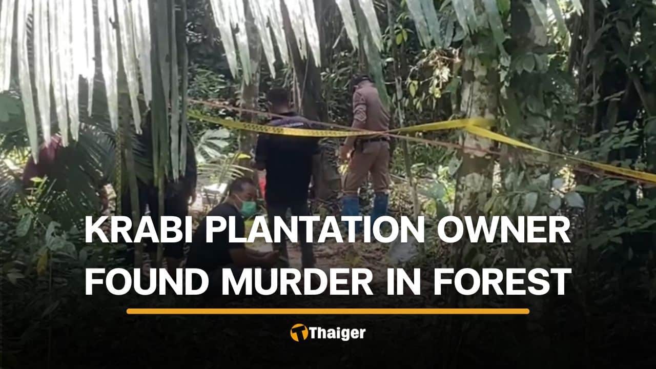 Krabi police hunt suspect after missing plantation owner found dead | Thaiger