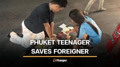 Phuket teenager praised for saving foreign man after roadside collapse | Thaiger