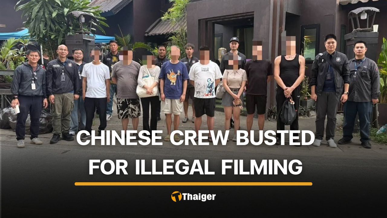 8 Chinese nationals held in Chiang Mai for illegal series production | Thaiger