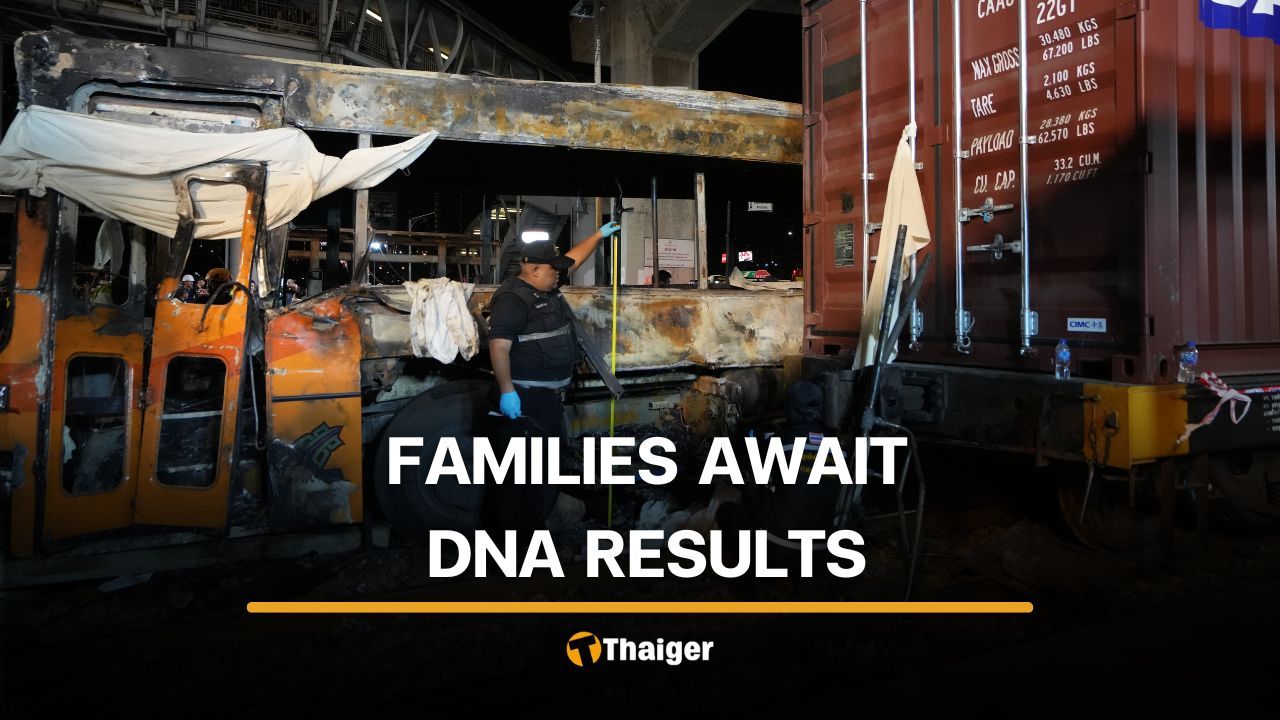 Families search for missing members after train-bus collision in Bangkok | Thaiger
