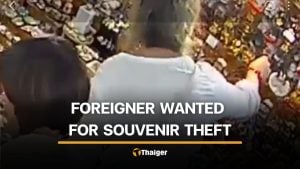CCTV captures souvenir theft by foreign woman in Phuket | Thaiger