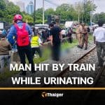 Bangkok delivery rider struck by train near recent fatal collision scene | Thaiger