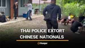5 police and 1 civilian try to extort Chinese national at 300,000 baht each | Thaiger