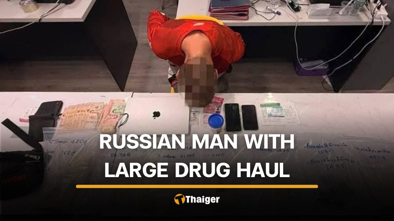 Russian man arrested with large drug haul on Phuket-Pattaya bus | Thaiger