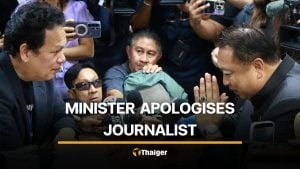 Environment minister apologises after tense exchange with journalist | Thaiger