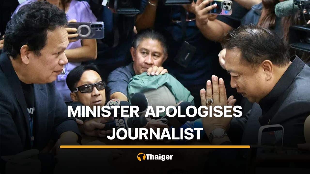 Environment minister apologises after tense exchange with journalist | Thaiger