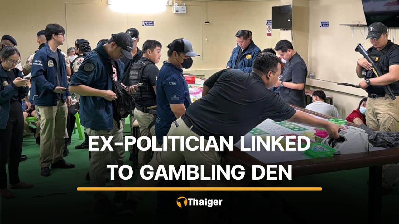 Ex-politician linked to gambling den in Samut Prakan abandoned hotel | Thaiger
