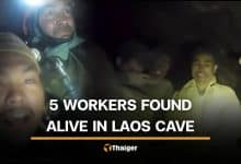5 workers found alive after week inside flooded Laos cave | Thaiger
