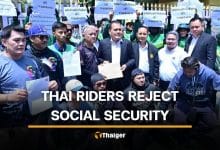 Thai delivery riders divided over social security plan | Thaiger