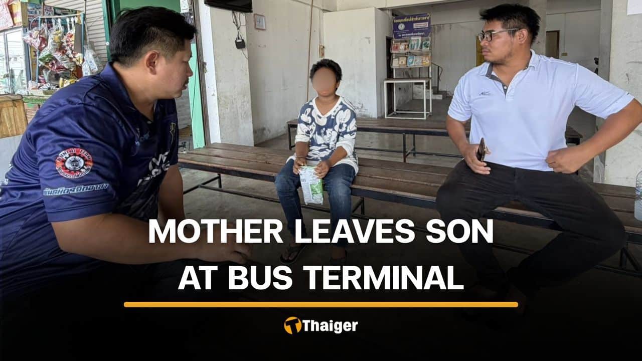 Thai boy helped after mum leaves him behind at bus terminal | Thaiger