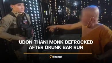 Udon Thani monk defrocked after drunk bar run | Thaiger