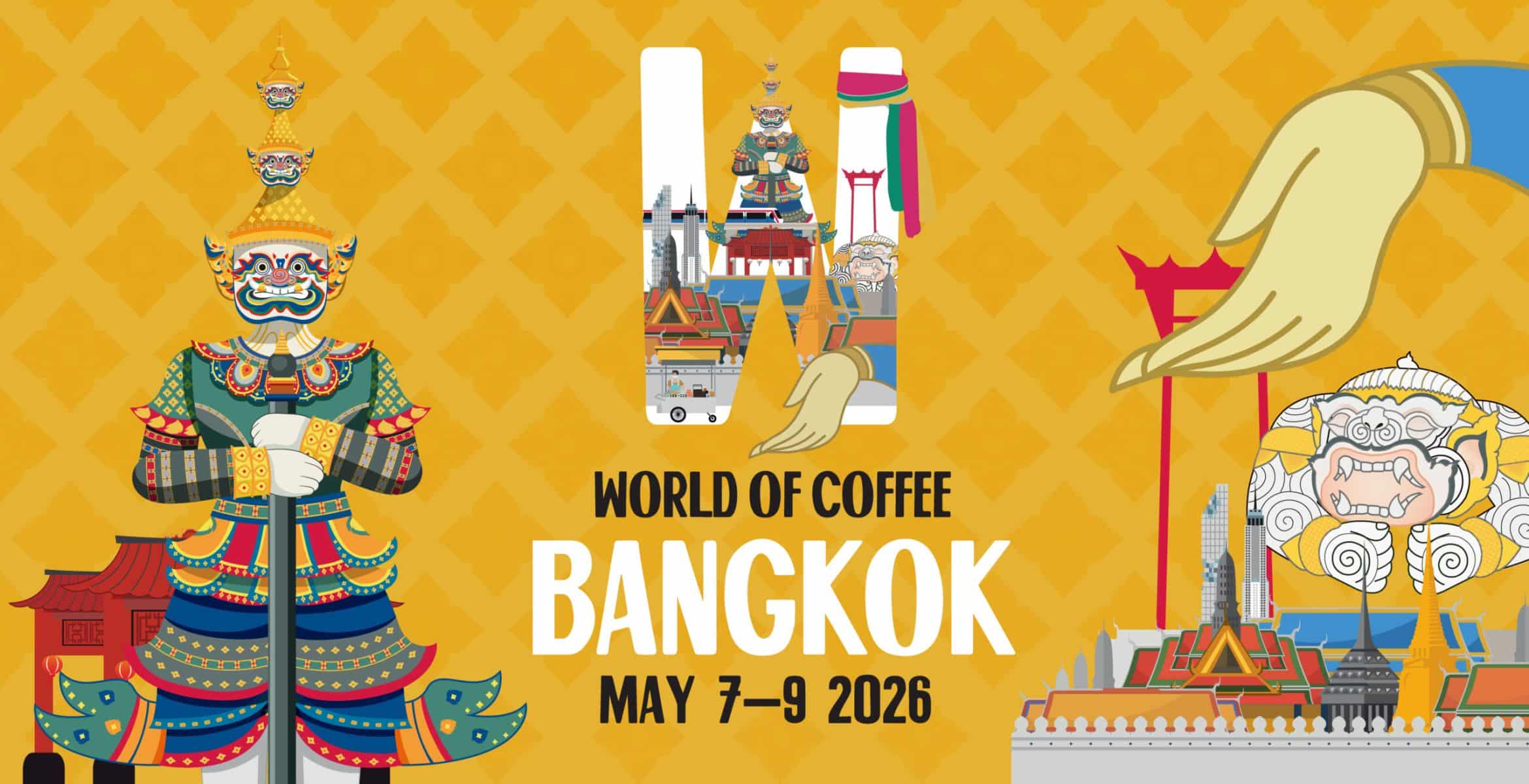 World of Coffee Bangkok features exhibitions and competitions from renowned coffee experts.