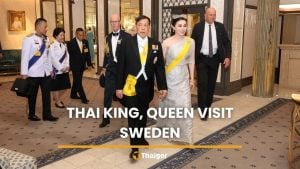 Thailand’s royals join world leaders in Stockholm for Swedish king’s 80th | Thaiger